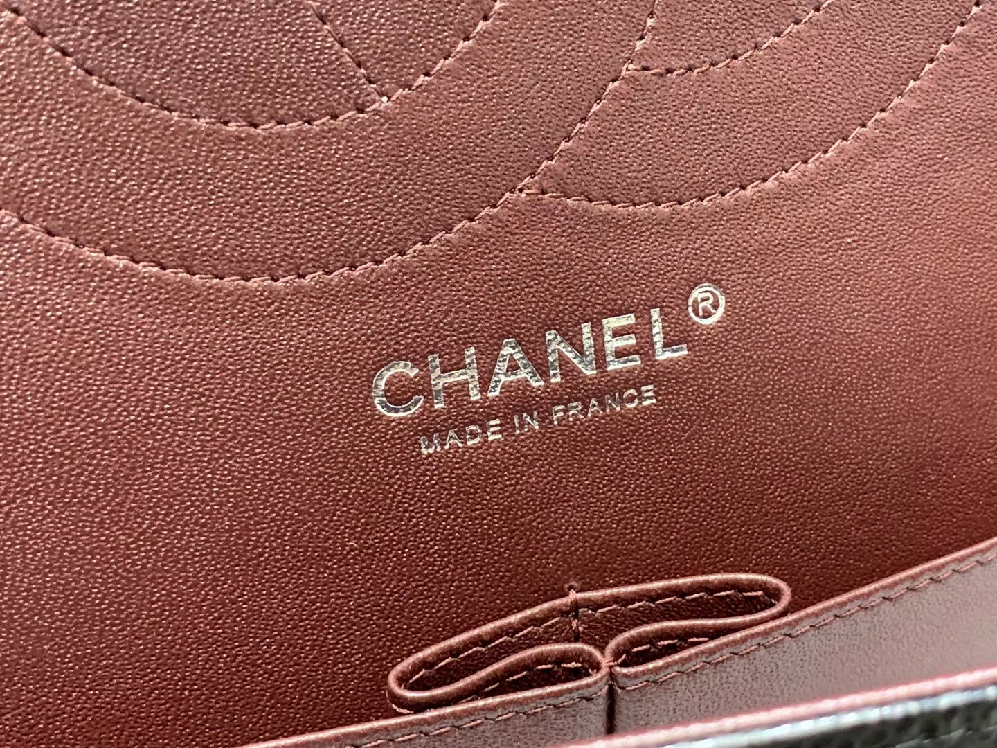 Chanel（香奈儿）cf jumbo 链条包 经典黑 银扣 银链 30cm